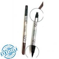 Маркер для бровей с эффектом микроблейдинга Brow Ink Pen + подводка для глаз